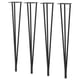 SKÅLSTA Table leg, hairpin black-grey