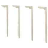 SKÅLSTA Table leg, straight light grey-beige