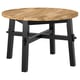 SKOGSTA Dining table, acacia/black, 120 cm
