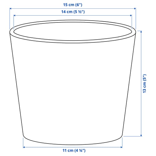 Illustration with measurements for the product: SOJABÖNA.