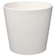 White SOJABÖNA planter by ilse crawford; simple, durable.