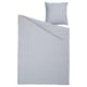 Blue & white striped duvet set by IKEA. Cotton, classic stripe design.