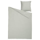 Black & white striped bedding set. Cotton duvet & pillowcases. Classic design.