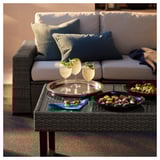 SOLLERÖN 4-seat conversation set, outdoor, dark grey/Frösön/Duvholmen beige