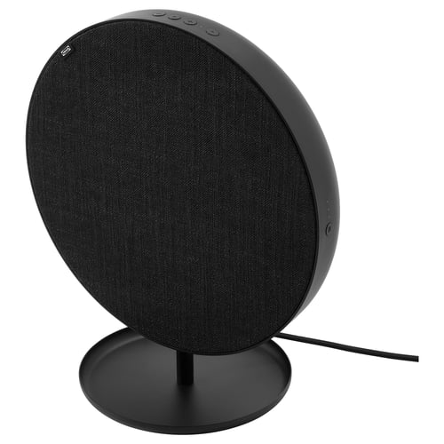 SOLSKYDD Bluetooth speaker, black, 29 cm