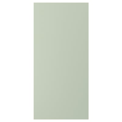 A STENSUND fiberboard cover panel in green. Its rectangular with lacquered finish.