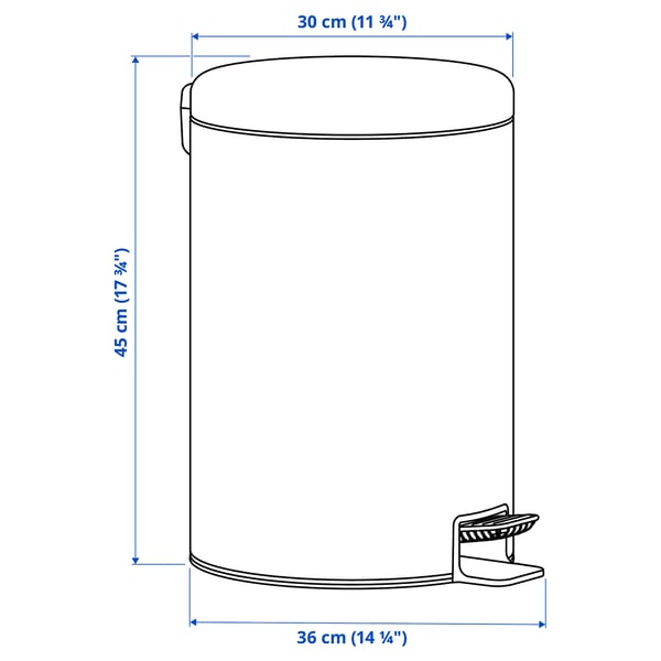 Illustration with measurements for the product: STENTRAPPA.