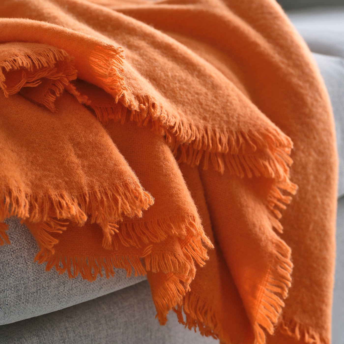 STOCKHOLM 2025 throw, bright orange, 150x200 cm - IKEA Germany