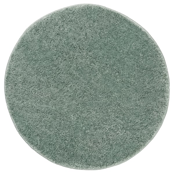 STOENSE Rug, low pile, pale green, 70 cm