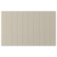 Beige SUTTERVIKEN panel, vertical stripes, fiberboard, timeless.
