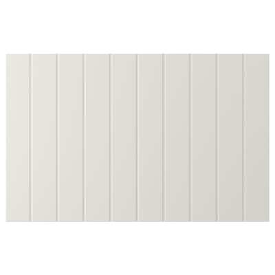 SUTTERVIKEN: white, rectangular, panel, simple design, made from acrylic painted fibreboard.