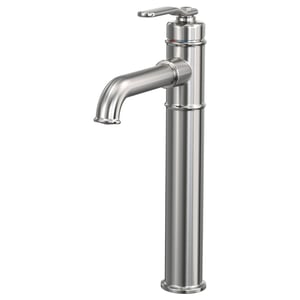 TAKSJÖN Bathroom mixer tap top lever, stainless steel colour, XL