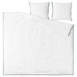 TÅTELSMYGARE duvet set: white, organic cotton, rectangular, simple.