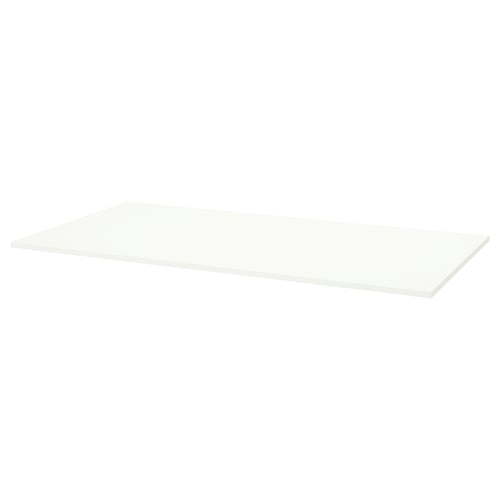 TROTTEN Table top, white, 160x80 cm