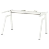TROTTEN Underframe sit/stand f table tp, el, white, 160x80 cm