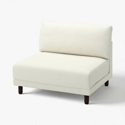 UPPÅKRA 1.5-seat module, Axvall off-white