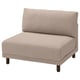 UPPÅKRA 1.5-seat module, Samsala grey-beige