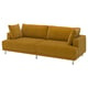 UPPÅKRA 3-seat modular sofa, Samsala yellow-brown