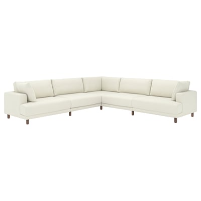 UPPÅKRA Modular corner sofa, 6 seat, Axvall off-white