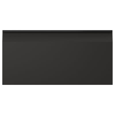 Black UPPLÖV recycled kitchen cabinet with modern design and 25-year guarantee.