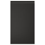 UPPLÖV black kitchen cabinets, sleek modern design with integrated handles, matt finish.