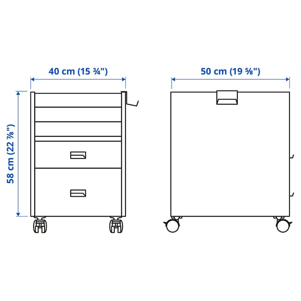 Illustration with measurements for the product: UPPSPEL.
