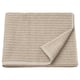 Beige VÅGSJÖN towel, soft cotton with stripe design.
