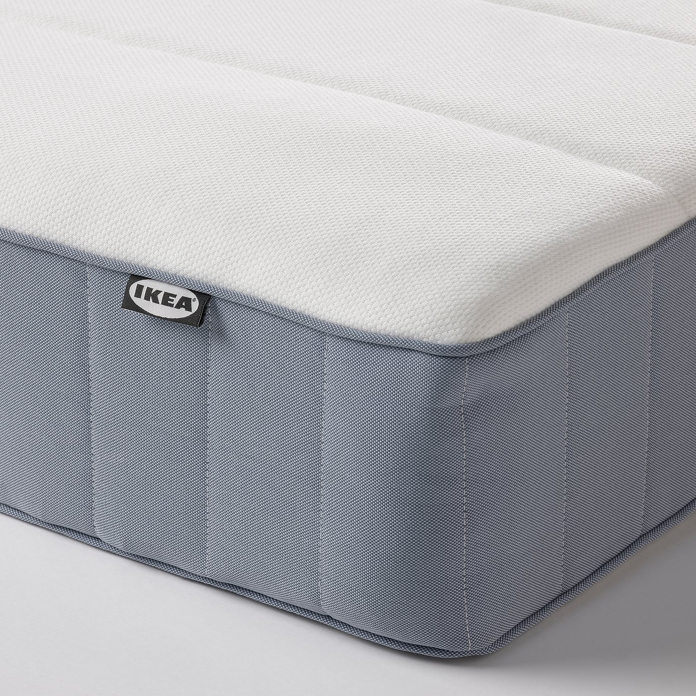 VESTERÖY pocket sprung mattress, firm/light blue, 90x200 cm - IKEA