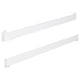 VIDGA white curtain holders, abs plastic clips, aluminum rail, simple design.