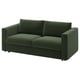 VIMLE 2-seat sofa-bed, Johanneshov dark green