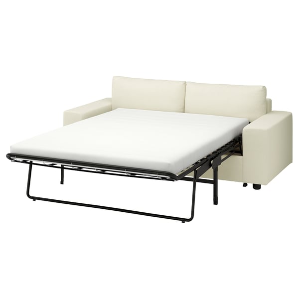 VIMLE 2-seat sofa-bed, with wide armrests/Johanneshov off-white