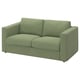 VIMLE 2-seat sofa, Mosshed grey-green