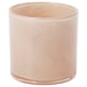 VINDSTILLA peach-colored, cylindrical glass tealight holder with a subtle, elegant design.
