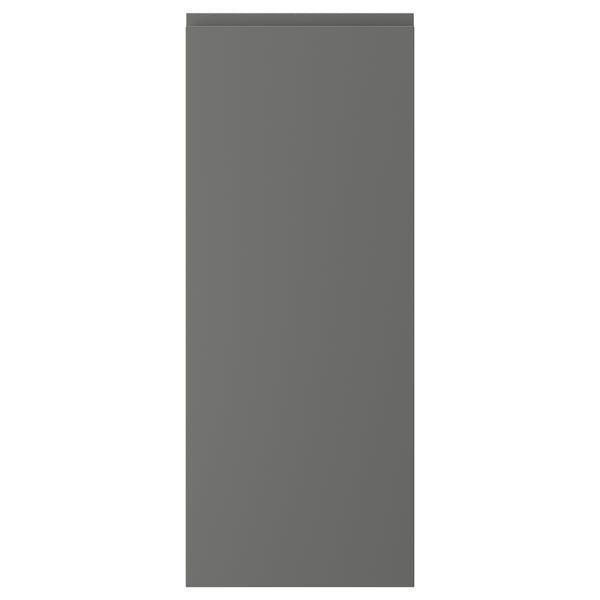 VOXTORP dark grey kitchen cabinet with sleek design and integrated handles.
