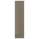 VOXTORP kitchen cabinet door, dark glossy rectangle with sleek, integrated handle.
