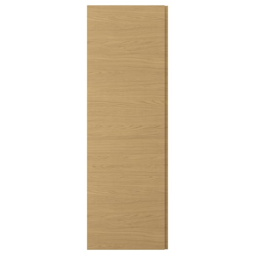 VOXTORP Door, oak effect vertical handle, 60x180 cm