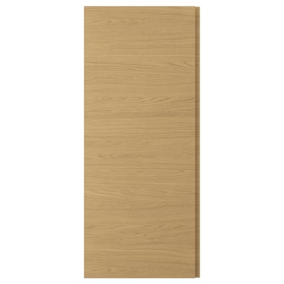 VOXTORP Door, oak effect vertical handle, 60x140 cm