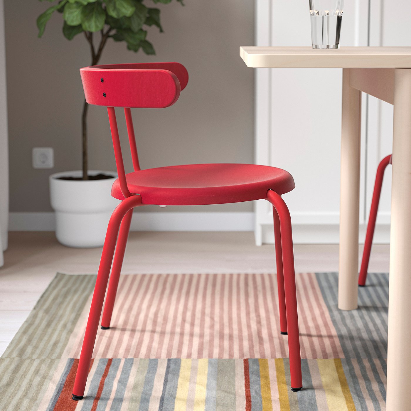 YNGVAR chair, red - IKEA Germany