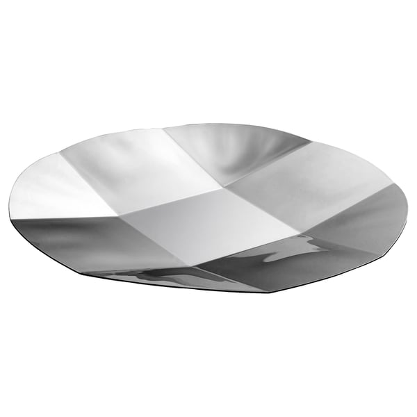 Stainless steel IKEA xbox platter, round, d-pad design