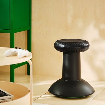YXSTABY Gaming thumbstick stool, black