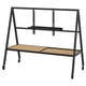 YXSTABY Gaming tv stand on castors, black