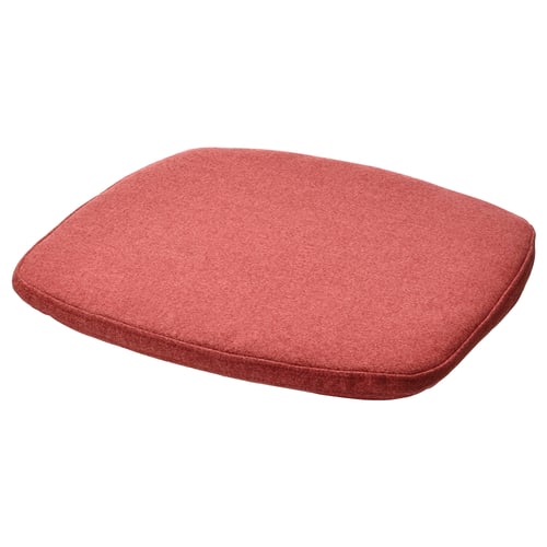 Rød rektangulær sædehynde, moderne design, blød, polstret, ikea ÄLVGRÄSMAL.