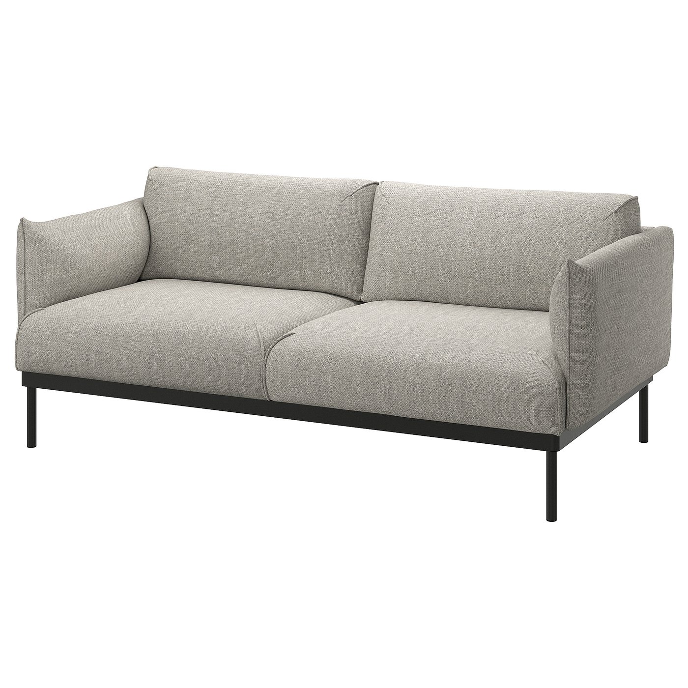 Møbelmontering ÄPPLARYD 2-pers. sofa, Lejde lysegrå