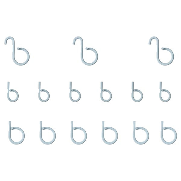 Et sæt med 12 grå kabelbindere i forskellige størrelser, designet til kabelorganisering.