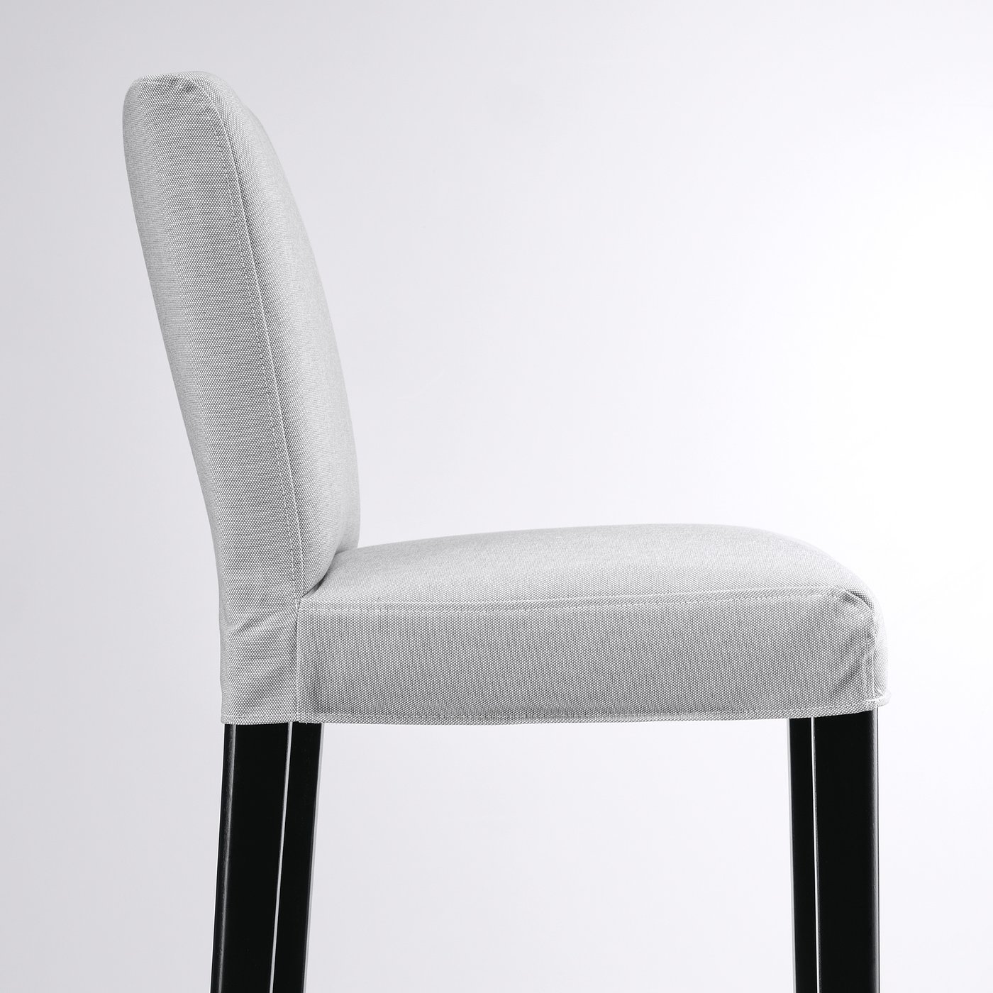 Møbelmontering BERGMUND Barstol, sort/Orrsta lysegrå, 75 cm