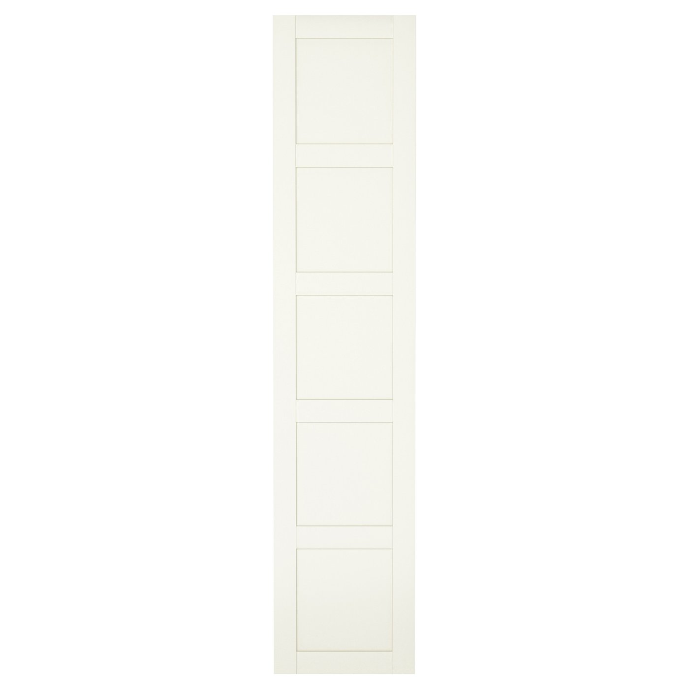 Møbelmontering BERGSBO Låge med hængsler, hvid, 50×229 cm | Billig & Hurtig i København