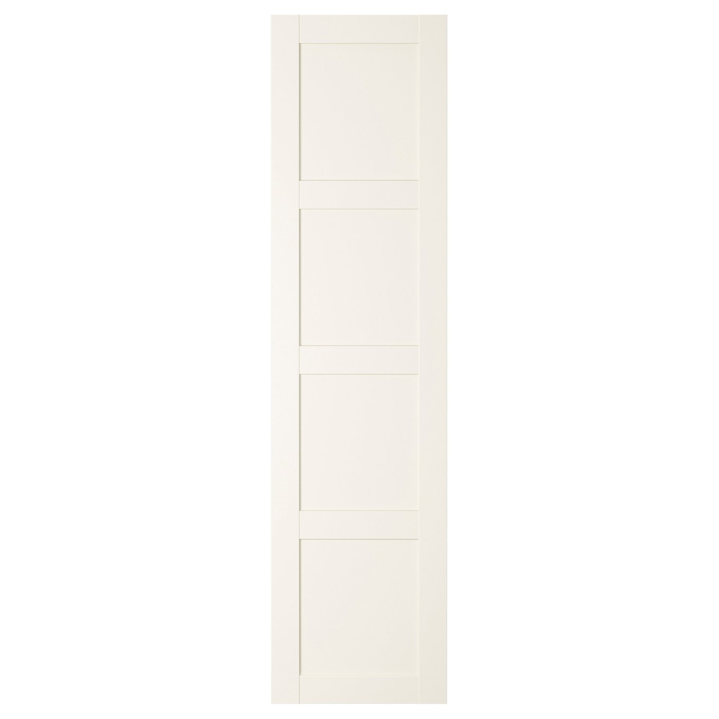 Møbelmontering BERGSBO Låge med hængsler, hvid, 50×195 cm | Billig & Hurtig i København