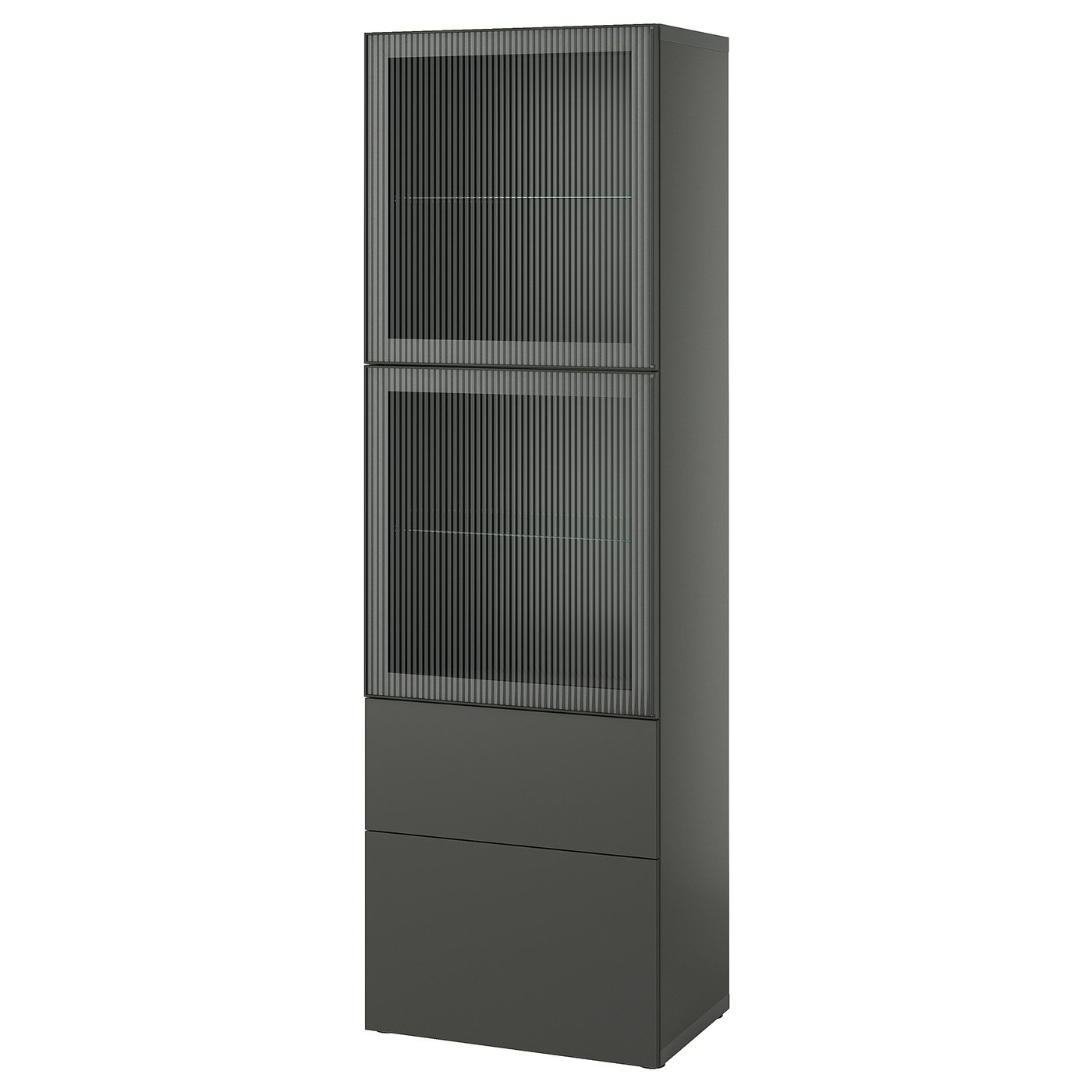 Møbelmontering IKEA BESTÅ Opbevaringsløsning med vitrinelåger 60x42x193 cm | Billig & Hurtig i København
