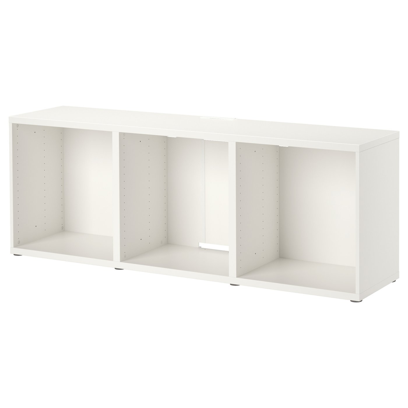 Møbelmontering BESTÅ Tv-bord, hvid, 180x40x64 cm