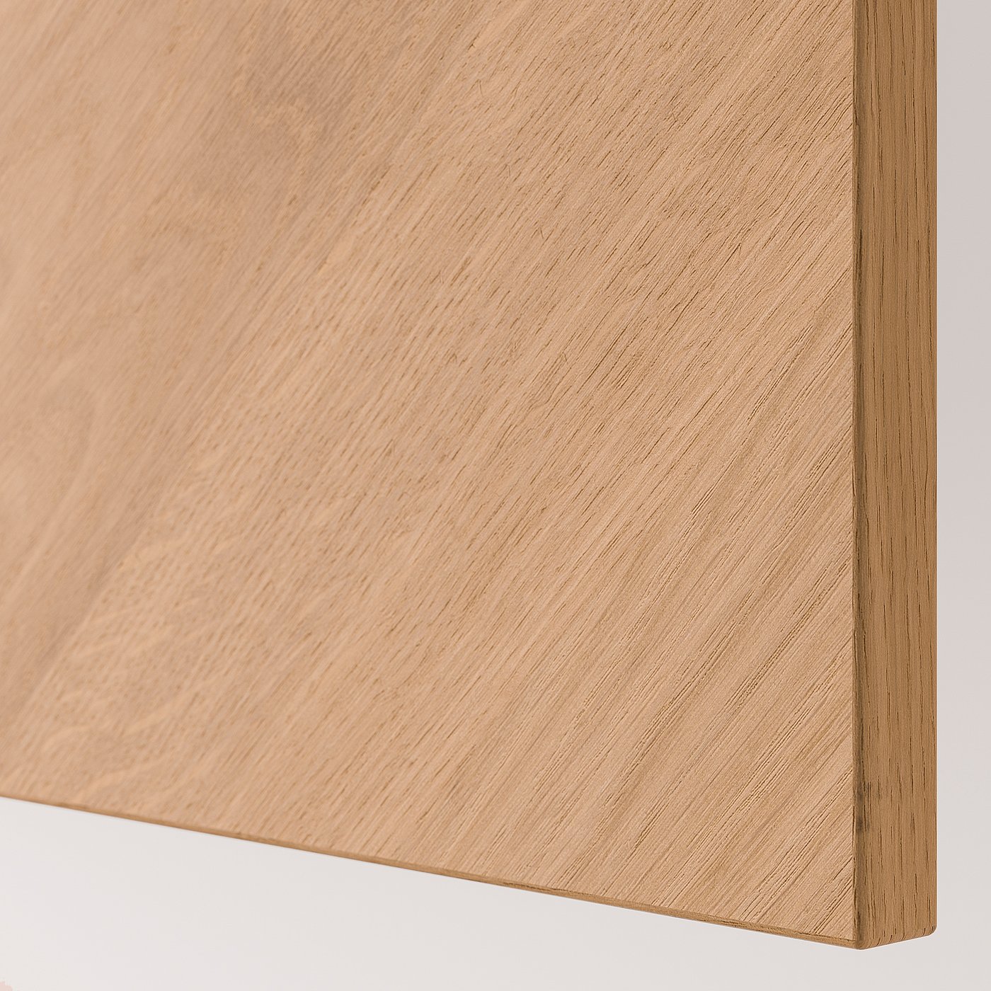 Møbelmontering BESTÅ Tv-bord med låger, sortbrun/Hedeviken egetræsfiner, 180x42x38 cm